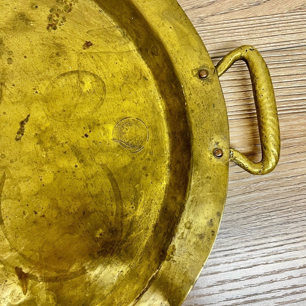 Antique Russian Hand Made Heavy Weight Tray - Picture 3 of 10